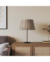 Abat-jour marron Ø38x23 cm osier | Mobilier & Déco