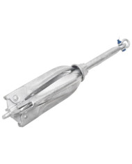 Ancre pliable argenté 12 kg fonte galvanisée à chaud | Mobilier & Déco