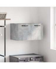Armoire murale Gris béton 60x36,5x35 cm Bois d'ingénierie | Mobilier & Déco