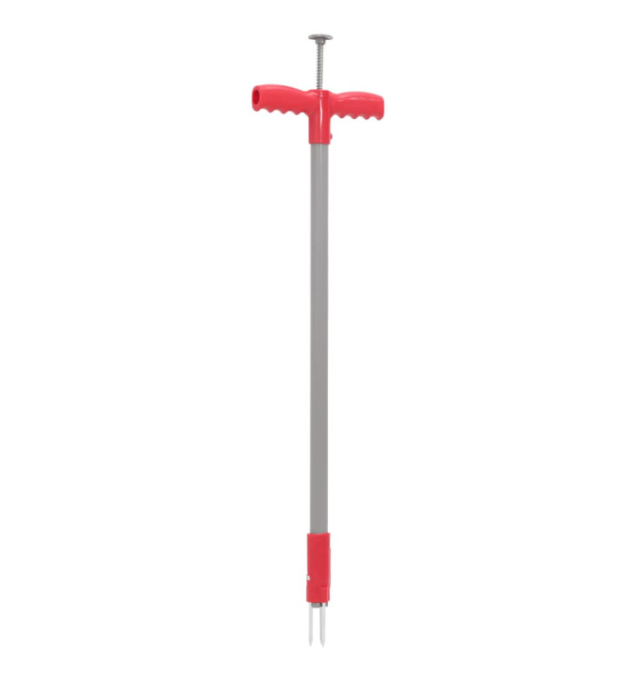 Désherbant rouge and gris 93,5 cm acier enduit de poudre | Mobilier & Déco