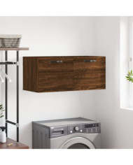 Armoire murale chêne marron 80x36,5x35 cm bois d'ingénierie | Mobilier & Déco