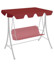 Toit de rechange balançoire bordeaux 188/168x145/110 cm | Mobilier & Déco