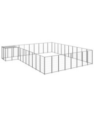 Chenil Noir 25,41 m² Acier | Mobilier & Déco