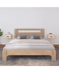 Tables de chevet murales 2 pcs 40x29,5x22 cm | Mobilier & Déco