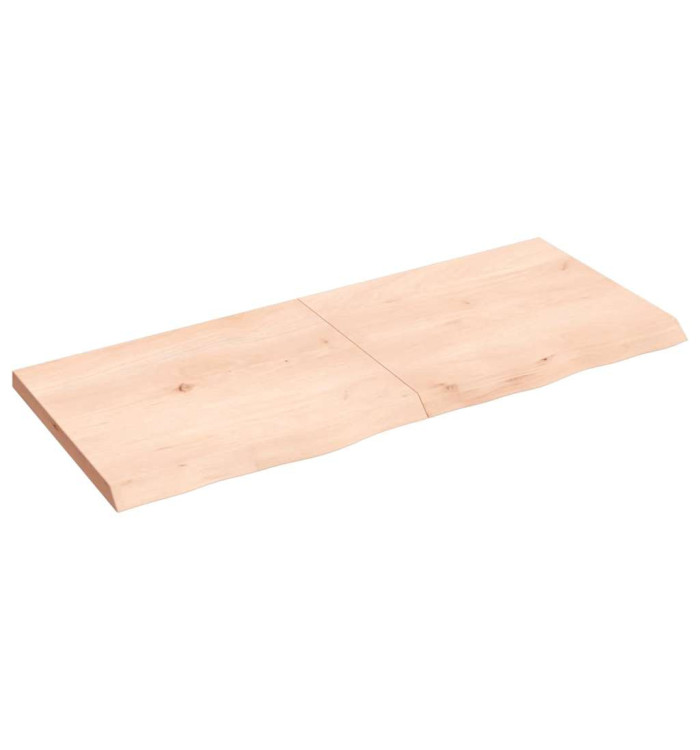 Étagère murale 120x50x(2-4) cm bois de chêne massif non traité | Mobilier & Déco