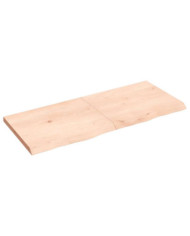 Étagère murale 120x50x(2-4) cm bois de chêne massif non traité | Mobilier & Déco