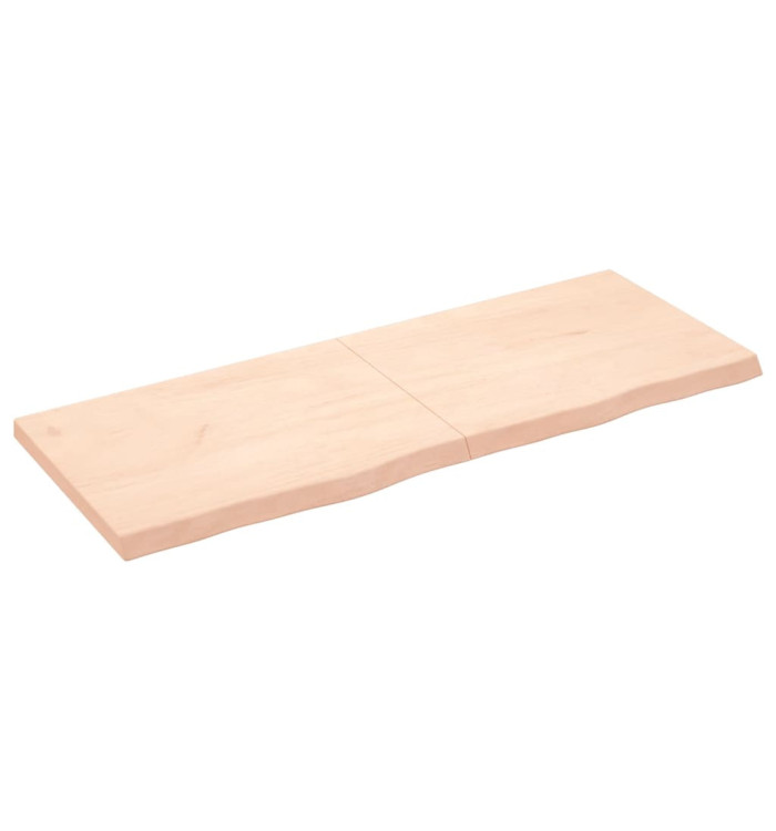 Étagère murale 160x60x(2-6) cm bois de chêne massif non traité | Mobilier & Déco