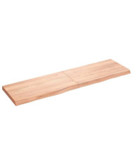 Étagère murale marron clair bois chêne massif traité | Mobilier & Déco