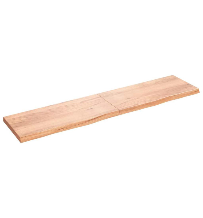 Étagère murale marron clair bois chêne massif traité | Mobilier & Déco