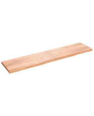 Étagère murale marron clair bois chêne massif traité | Mobilier & Déco