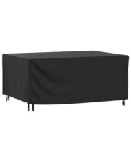 Housse de salon de jardin noir 172x113x73 cm imperméable 420D | Mobilier & Déco