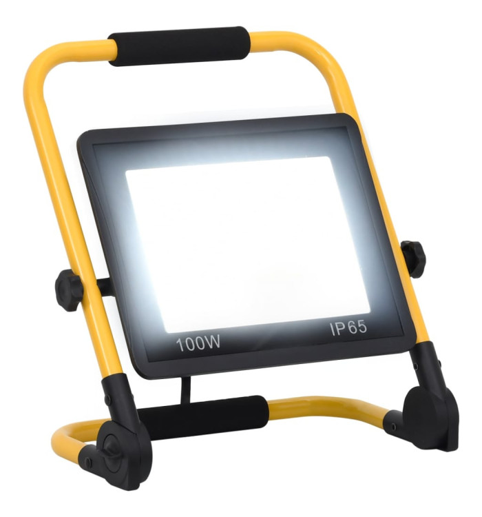 Projecteur à LED avec poignée 100 W Blanc froid | Mobilier & Déco