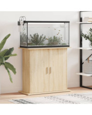 Support pour aquarium chêne sonoma 81x36x73cm bois d'ingénierie | Mobilier & Déco