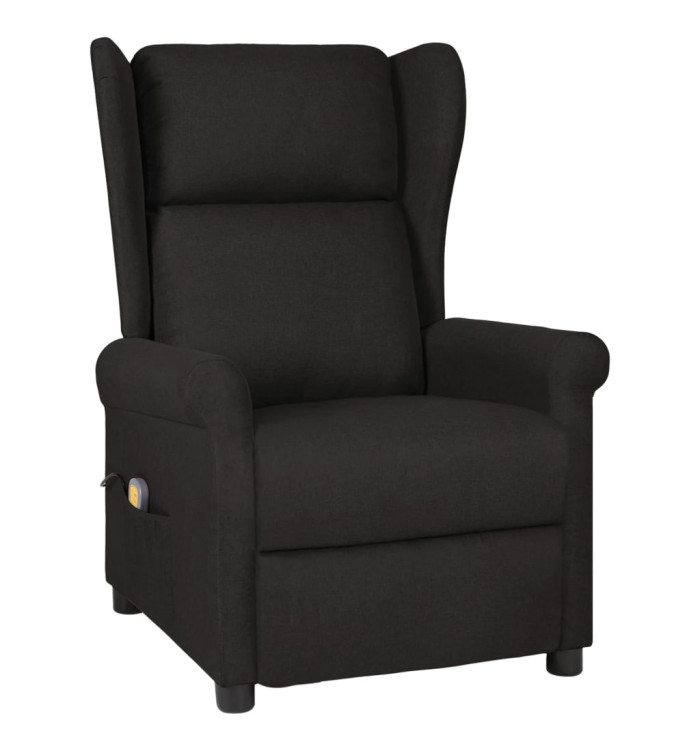 Fauteuil de massage Noir Tissu | Mobilier & Déco