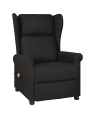 Fauteuil de massage Noir Tissu | Mobilier & Déco