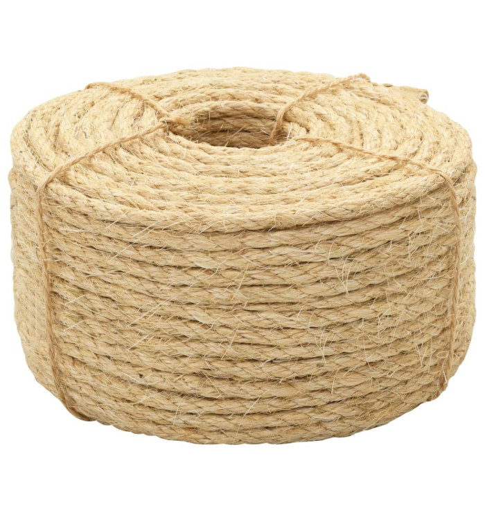 Corde 100 % en sisal 8 mm 250 m | Mobilier & Déco