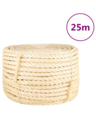 Corde 100 % sisal 16 mm 25 m | Mobilier & Déco