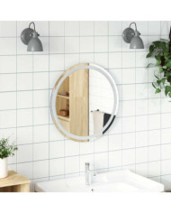 Miroir de salle de bain à LED 60 cm rond | Mobilier & Déco