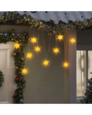 Lumière de Noël 10 LED jaune 10 cm | Mobilier & Déco