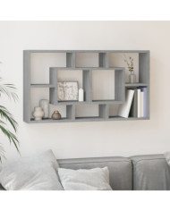 Étagère murale 8 compartiments Sonoma gris | Mobilier & Déco