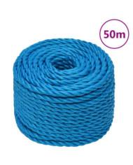 Corde de travail Bleu 24 mm 50 m polypropylène | Mobilier & Déco