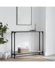 Table console sonoma gris 100x22,5x75 cm bois d'ingénierie | Mobilier & Déco