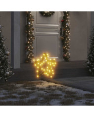 Décoration lumineuse étoile de Noël piquets 3 pcs 50 LED 29 cm | Mobilier & Déco