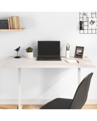 Dessus de bureau blanc 110x55x2,5 cm bois massif de pin | Mobilier & Déco