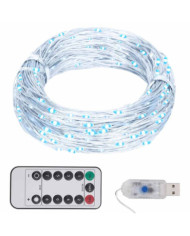 Guirlande LED avec 300 LED Blanc froid 30 m | Mobilier & Déco