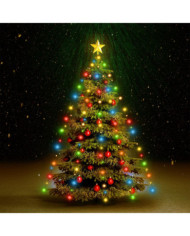 Guirlande lumineuse d'arbre de Noël 150 LED colorées 150 cm | Mobilier & Déco