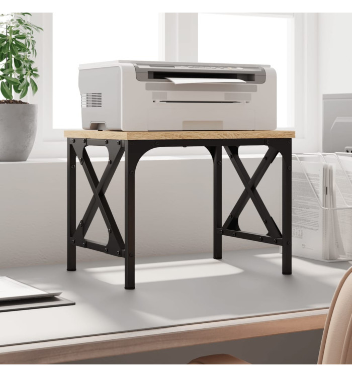 Support d'imprimante chêne sonoma 40x30x31 cm bois d'ingénierie | Mobilier & Déco