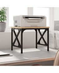 Support d'imprimante chêne sonoma 40x30x31 cm bois d'ingénierie | Mobilier & Déco