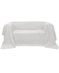 Housse de canapé Micro-suède Crème 140x210 cm | Mobilier & Déco