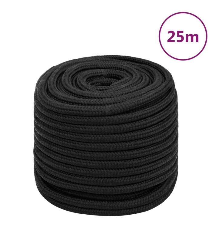 Corde de bateau Noir complet 18 mm 25 m Polypropylène | Mobilier & Déco