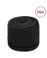 Corde de bateau Noir complet 18 mm 25 m Polypropylène | Mobilier & Déco