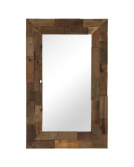 Miroir Bois de récupération massif 50 x 80 cm | Mobilier & Déco
