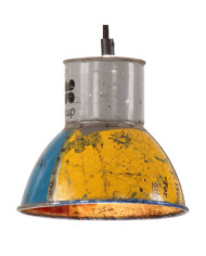 Lampe suspendue industrielle 25 W Multicolore Ronde 17 cm E27 | Mobilier & Déco