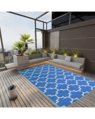 Tapis d'extérieur ARAKIL Bleu 190x290 cm PP | Mobilier & Déco