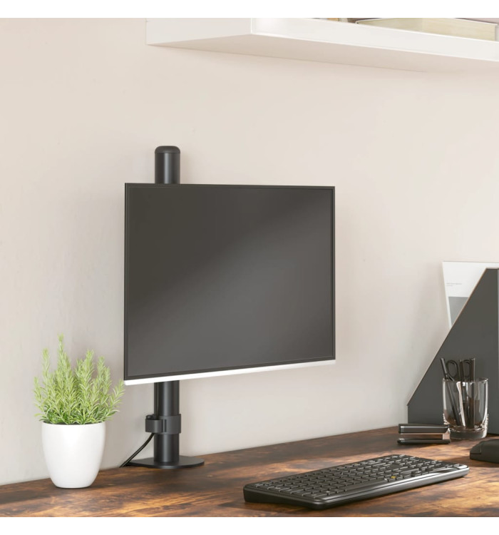 Support de moniteur noir acier VESA 75/100 mm | Mobilier & Déco