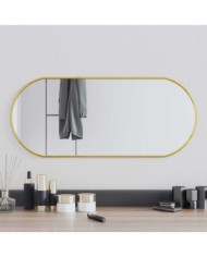 Miroir mural Doré 70x30 cm Ovale | Mobilier & Déco