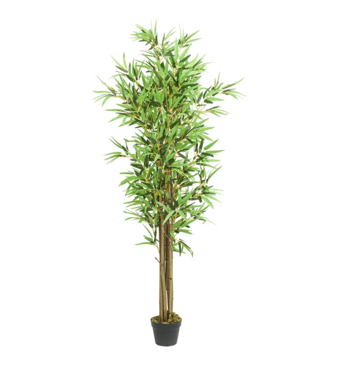 Bambou artificiel 1288 feuilles 180 cm vert | Mobilier & Déco