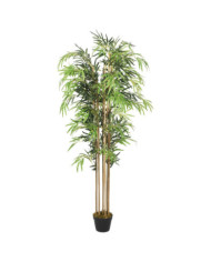 Bambou artificiel 1605 feuilles 180 cm vert | Mobilier & Déco
