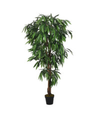 Manguier artificiel 450 feuilles 120 cm vert | Mobilier & Déco
