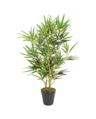 Bambou artificiel 368 feuilles 80 cm vert | Mobilier & Déco