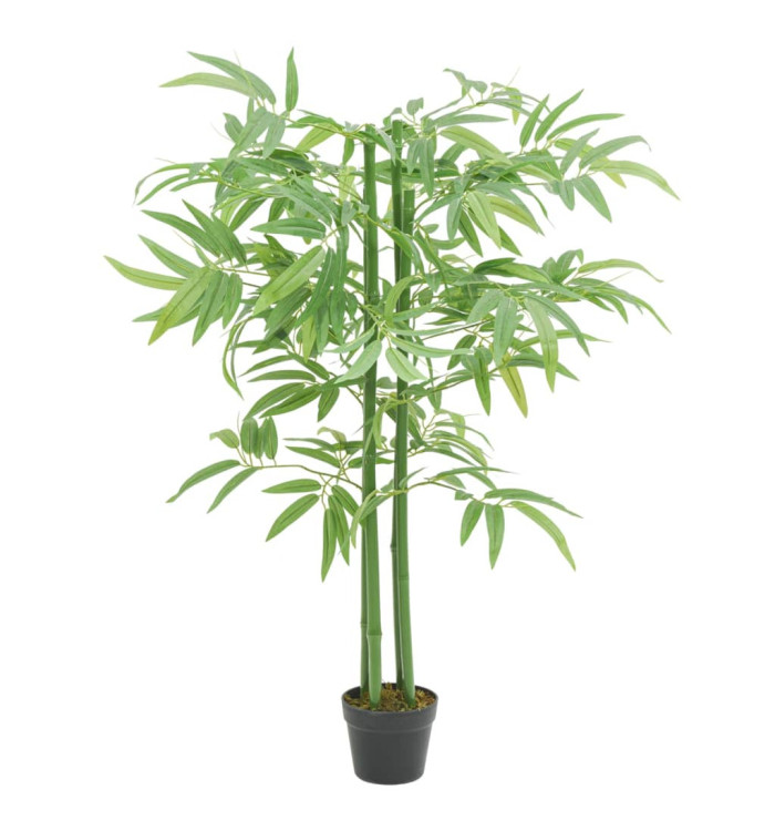 Bambou artificiel 384 feuilles 120 cm vert | Mobilier & Déco