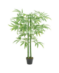 Bambou artificiel 384 feuilles 120 cm vert | Mobilier & Déco