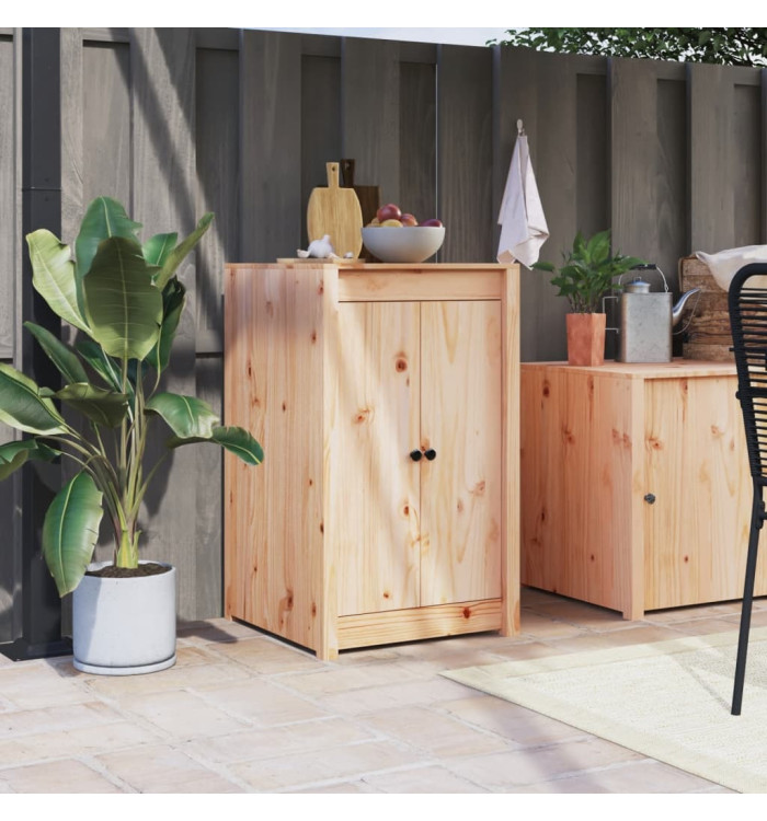 Portes de cuisine d'extérieur 50x9x82 cm bois de pin massif | Mobilier & Déco