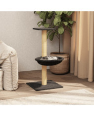 Arbre à chat avec griffoir en sisal Gris foncé 74 cm | Mobilier & Déco