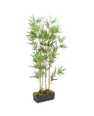 Bambou artificiel 552 feuilles 120 cm vert | Mobilier & Déco