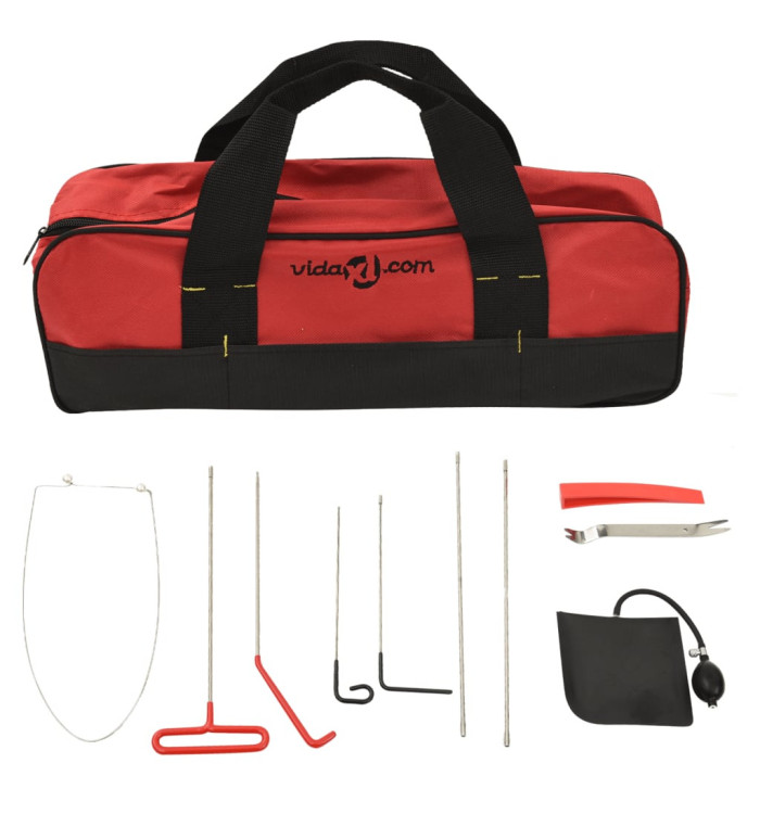 Kit d'outils pour ouvre-porte de voiture 11 pcs | Mobilier & Déco